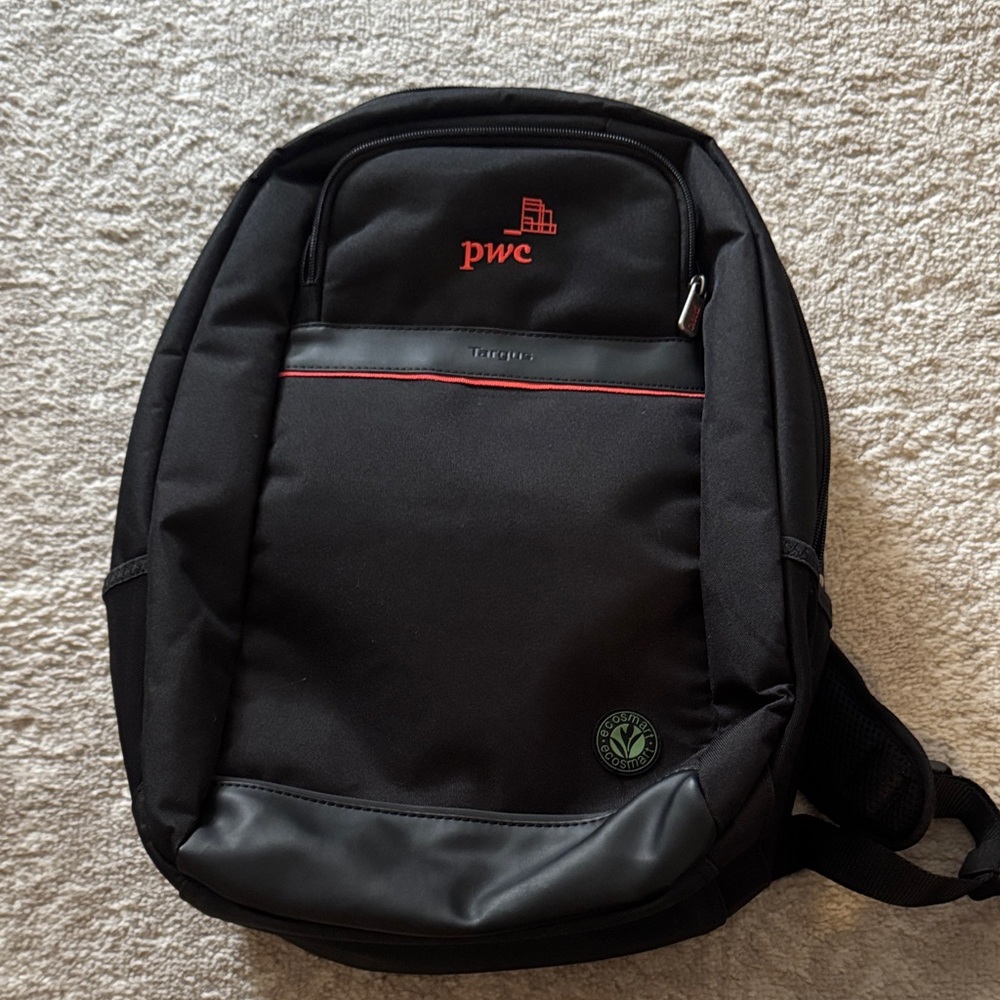 Targus Black and Red Backpack